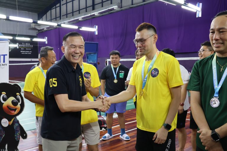 Malaysia Tourist Guide Badminton Tournament 2026, organized by GIT Academy at Sports Arena Sentosa