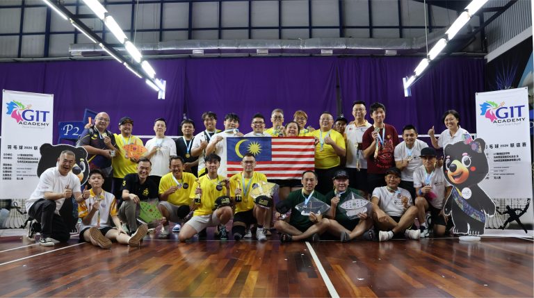 Malaysia Tourist Guide Badminton Tournament 2026, organized by GIT Academy at Sports Arena Sentosa