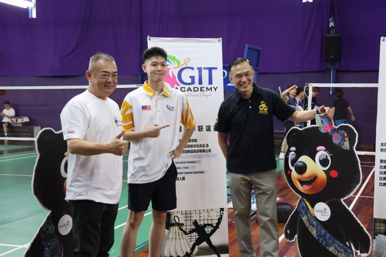 Malaysia Tourist Guide Badminton Tournament 2026, organized by GIT Academy at Sports Arena Sentosa