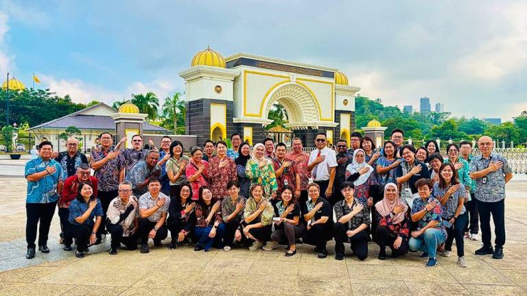 GIT Academy Tourist Guide Course students at Istana Negara during Coach Commentary Training, 23 July 2026