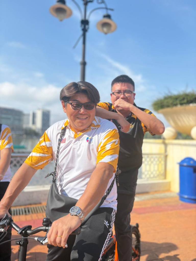 GIT Academy Tourist Guide Course students on Putrajaya Cycling Fun activity, 6 December 2025