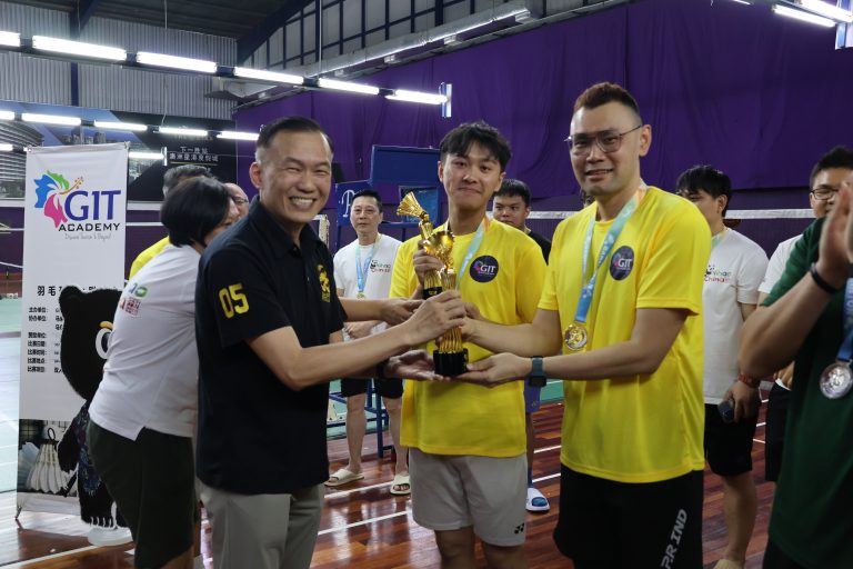 Malaysia Tourist Guide Badminton Tournament 2026 - prize presentation, organized by GIT Academy