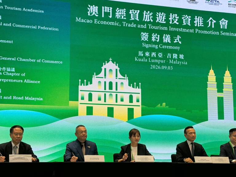 GIT Academy Principal Dr Kenny Khan at Macao-Malaysia Signing Ceremony, 3 September 2026